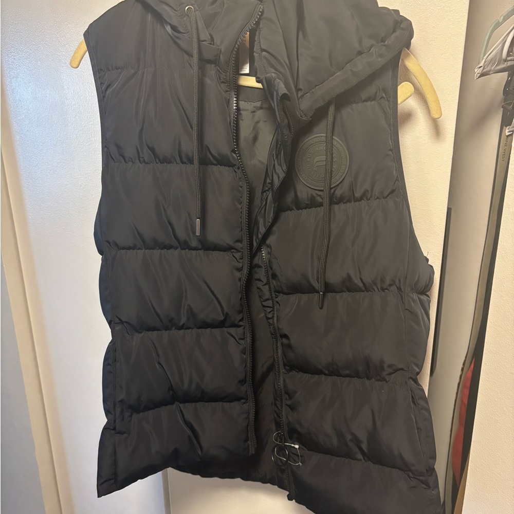 Fabletics Black Puffer Vest